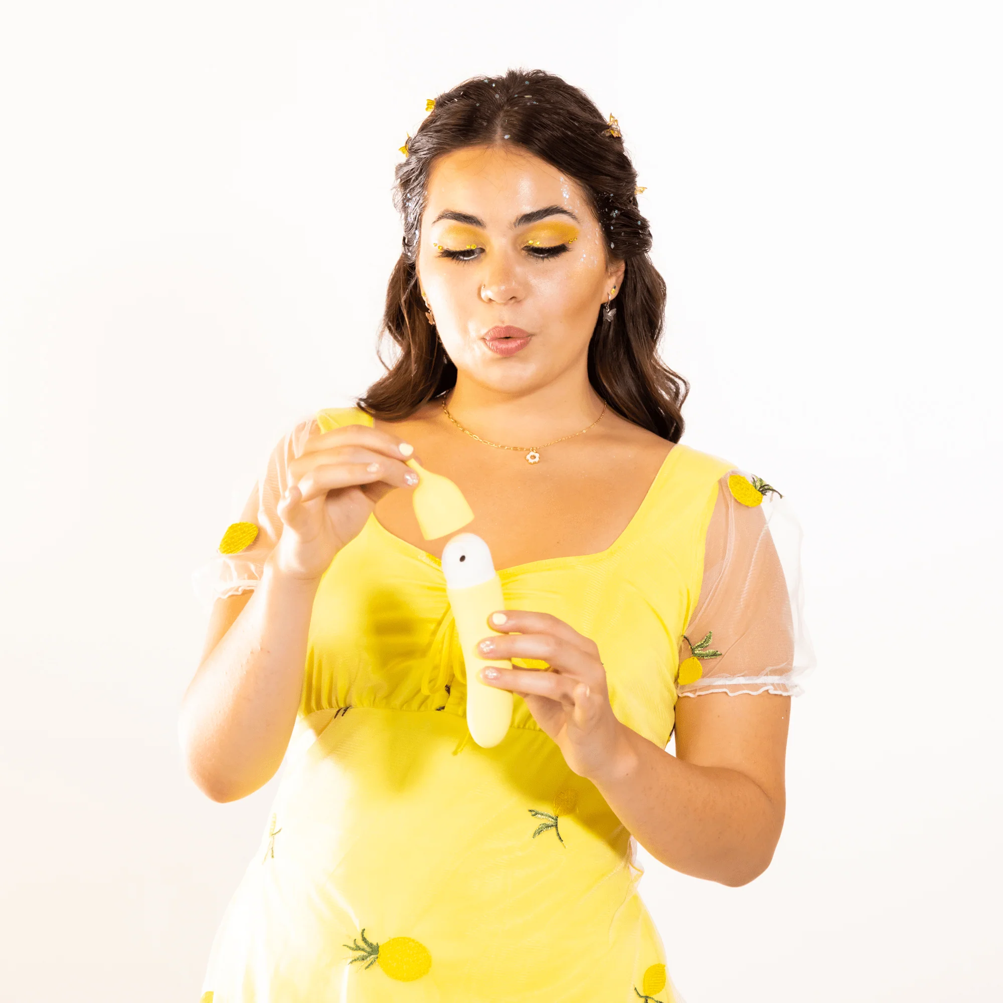 Natalie's Toybox Banana Cream Air Pulse G-Spot Vibe - Image 10