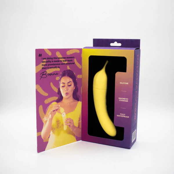 Natalie's Toybox Banana Cream Air Pulse G-Spot Vibe - Image 12