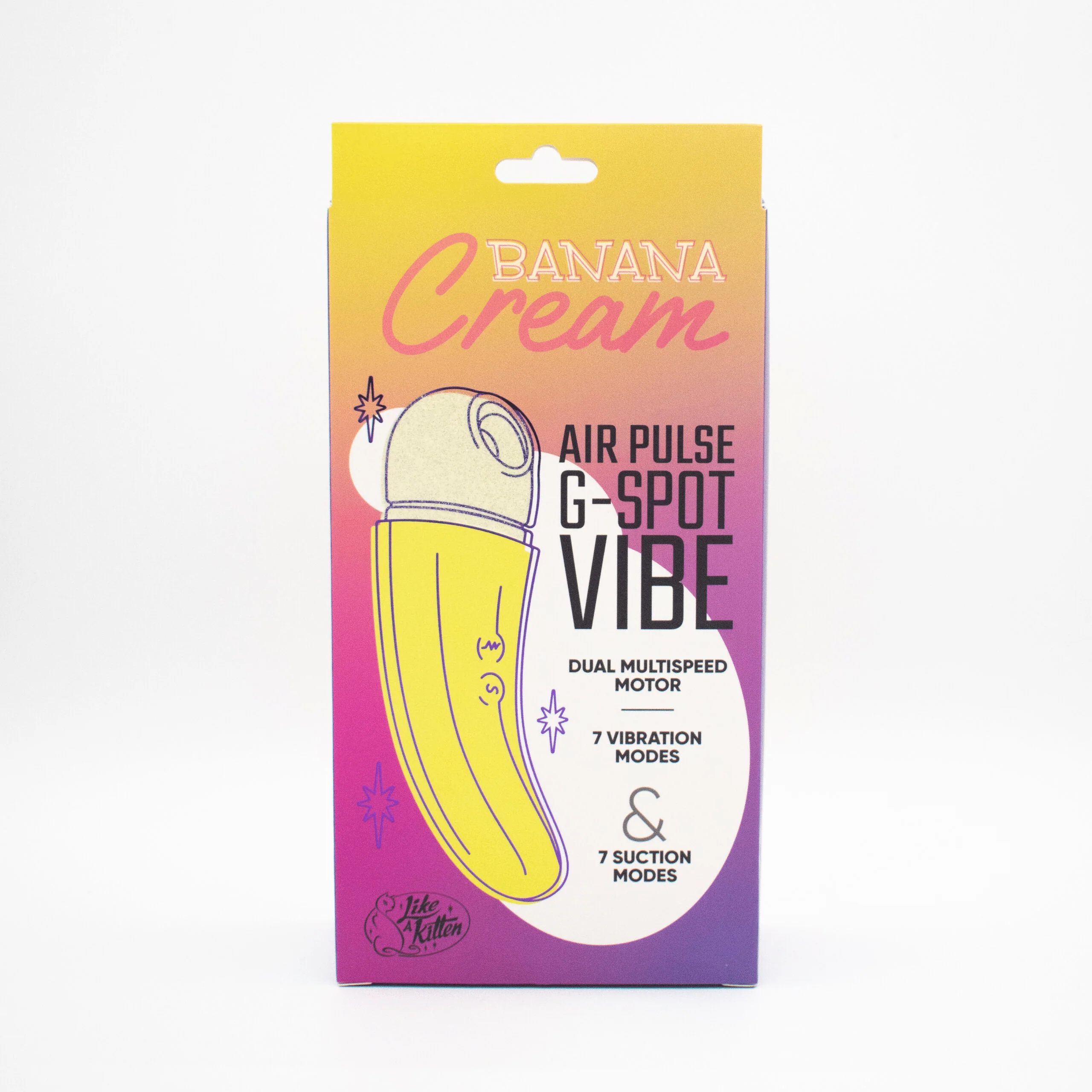 Natalie's Toybox Banana Cream Air Pulse G-Spot Vibe - Image 14