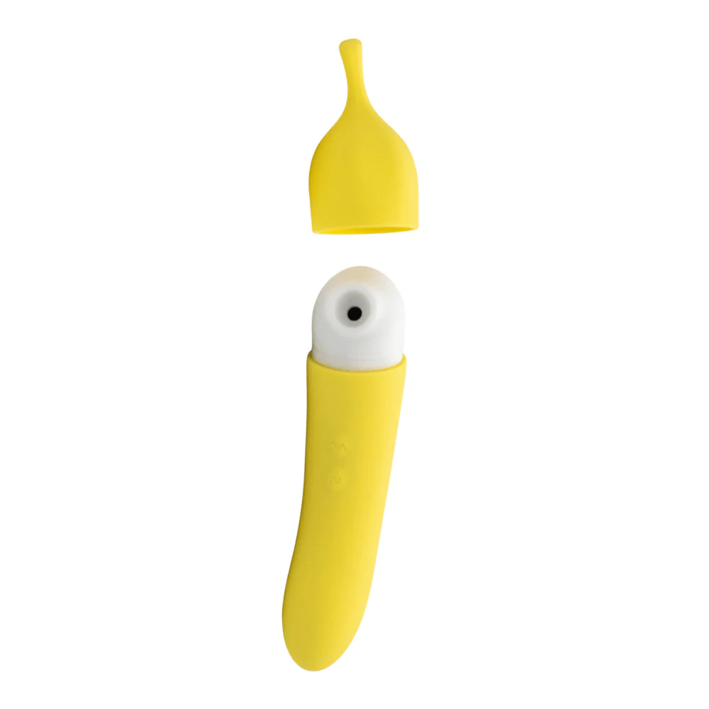 Natalie's Toybox Banana Cream Air Pulse G-Spot Vibe - Image 3