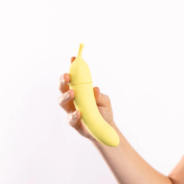 Natalie's Toybox Banana Cream Air Pulse G-Spot Vibe - Image 6