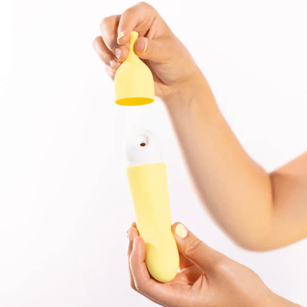 Natalie's Toybox Banana Cream Air Pulse G-Spot Vibe - Image 7