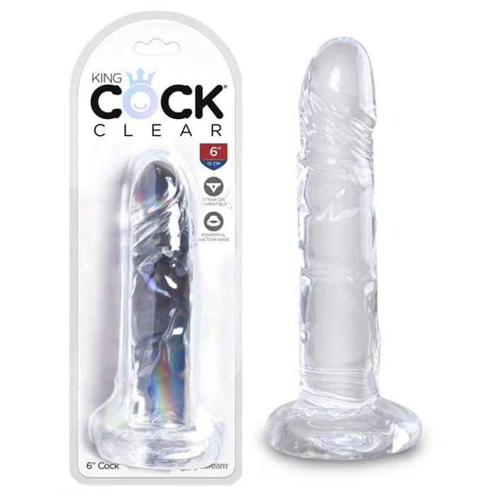 Pipedream Products King Cock Clear 6" Cock - Image 5