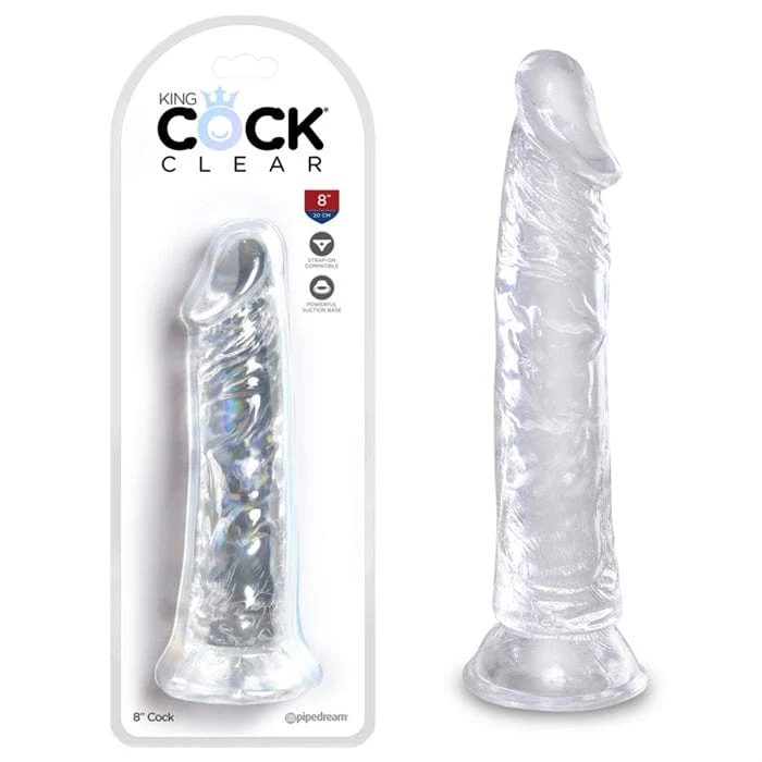 Pipedream Products King Cock Clear 8" Cock - Image 6