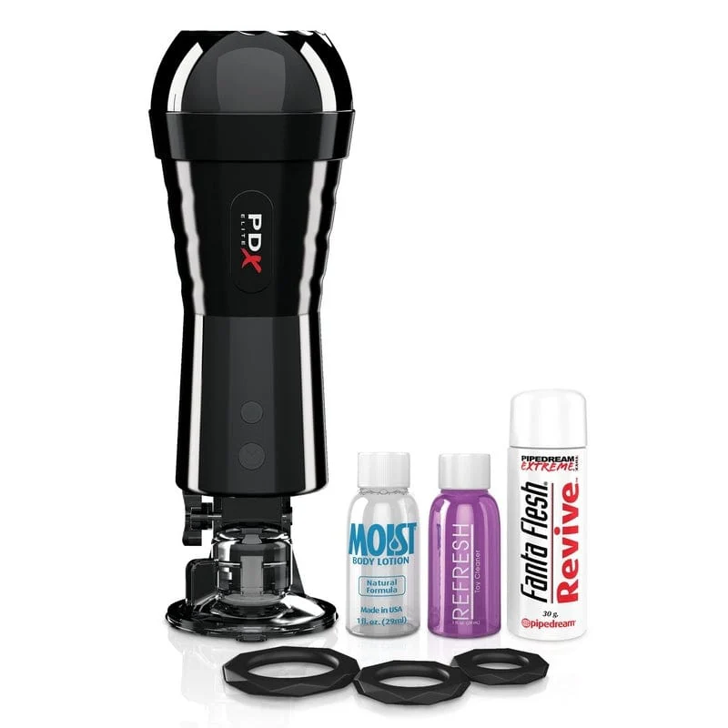 Pipedream Products PDX Elite Cock Compressor Vibrating Stroker - Image 4