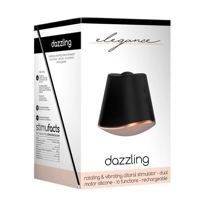 Shots Elegance Dazzling Rotating & Vibrating Clitoral Stimulator - Image 5